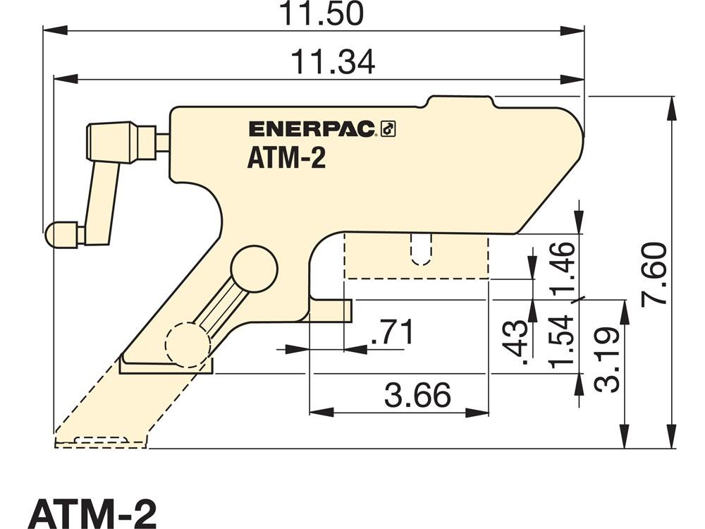 Imperial dimension diagram for M2