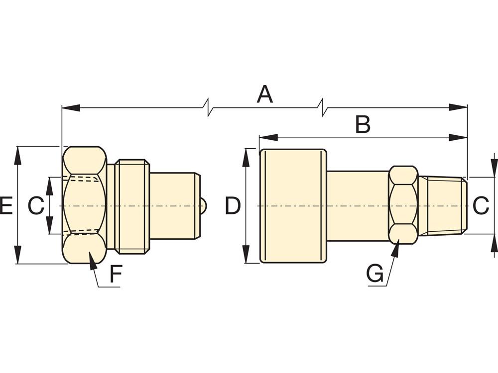Dimension diagram for CH604