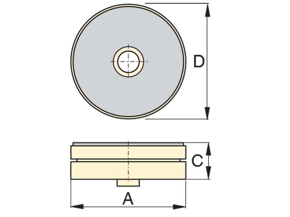 Dimension diagram for ES1