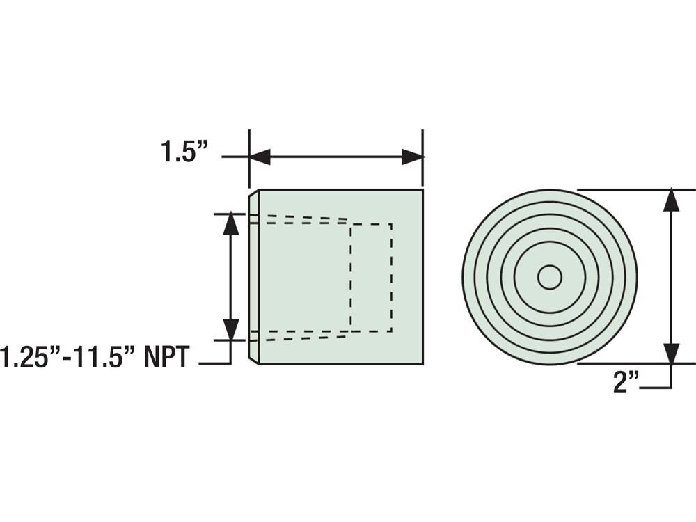 Imperial dimension diagram for MK10