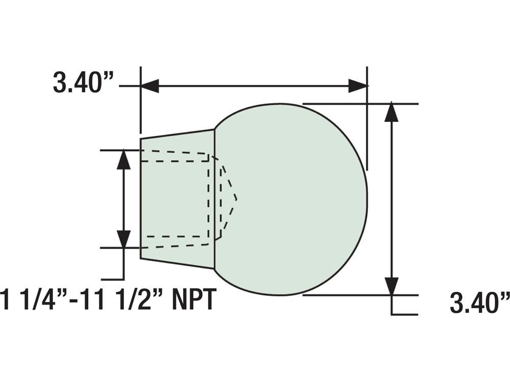 Imperial dimension diagram for MK13